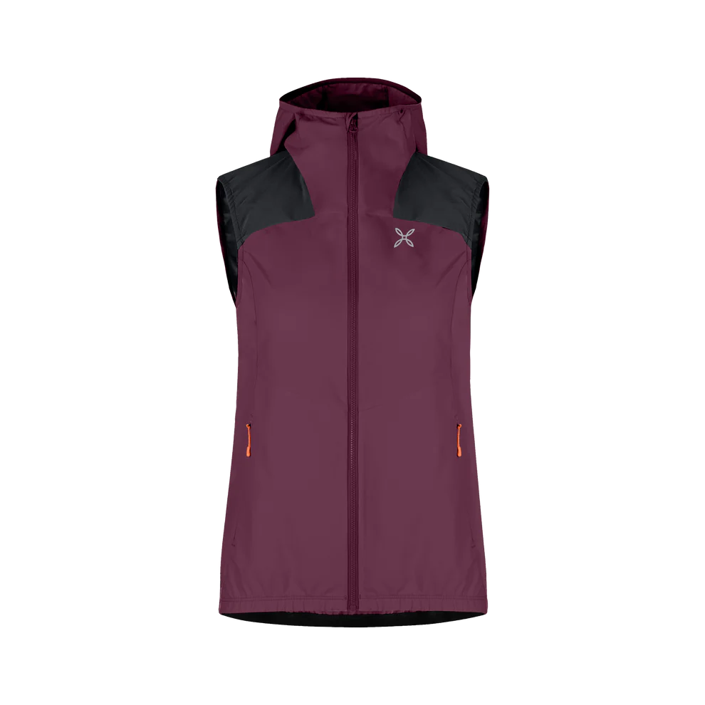 RISE HOODED VEST WOMAN